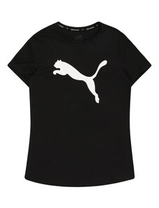 PUMA Тениска 'Active' черно / бяло