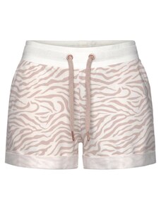 LASCANA Панталон пижама розово / бяло