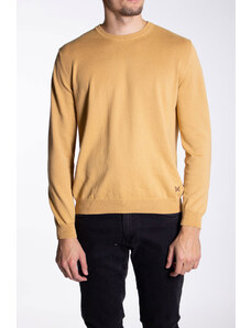 MONNI Мъжки памучен пуловер златист цвят