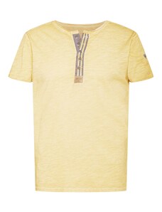 Key Largo Тениска 'Arena' жълт меланж / сиво