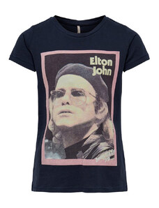 ONLY x Elton John Printed Tee Navy