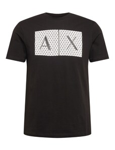 ARMANI EXCHANGE Тениска '8NZTCK' черно / бяло