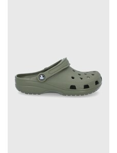 Чехли Crocs Classic дамски в зелено 10001