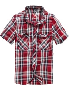 Brandit Риза 'Roadstar' тъмносиньо / винено червено / карминено червено / бяло