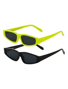 Urban Classics Слънчеви очила 'Lefkada' неоново жълто / черно