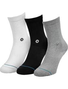 Stance Спортни чорапи сив меланж / петрол / черно / бяло