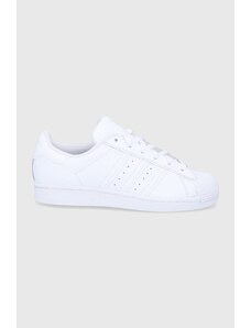 Обувки adidas Originals FV3285 в бяло с равна подметка