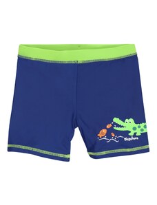 PLAYSHOES Шорти за плуване 'Krokodil' кралско синьо / неоново зелено / пастелно оранжево