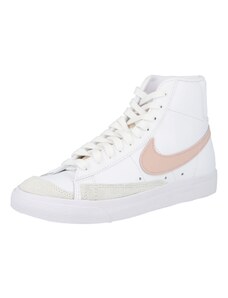 Nike Sportswear Високи маратонки 'BLAZER MID 77' бежово / пепел от рози / бяло