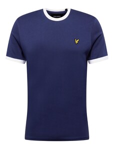 Lyle & Scott Тениска 'Ringer' нейви синьо / жълто / черно / бяло