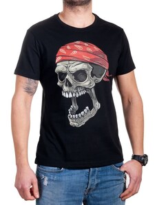 Vodo.bg Мъжка памучна тениска с череп