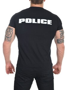 Vodo.bg Тениска с надпис на гърба Police