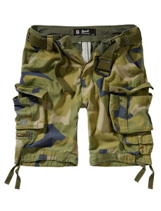 Мъжки къси панталони BRANDIT - Диво винтидж карго - 2001- камуфлаж шведска армия