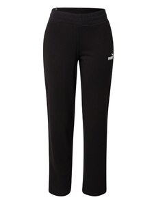 PUMA Спортен панталон 'Essential' черно / бяло