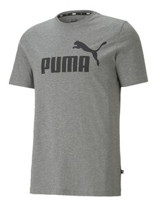 PUMA Функционална тениска 'Essential' сив меланж / черно