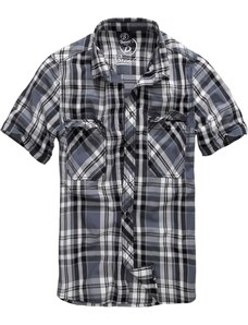 Brandit Риза 'Roadstar' тъмносиво / черно / бяло