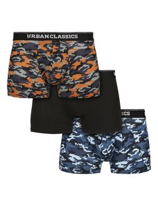 Urban Classics Боксерки опушено синьо / гълъбово синьо / оранжево / черно
