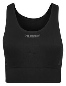 Hummel Спортен сутиен сиво / черно