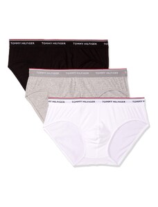 Tommy Hilfiger Underwear Слип сив меланж / черно / бяло