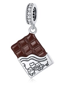 EdenBoutique Сребърен талисман Chocolate Love