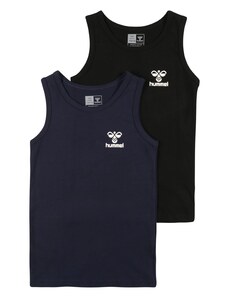 Hummel Функционална тениска 'NOLAN' нейви синьо / черно / бяло
