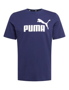 PUMA Функционална тениска 'Essential' морскосиньо / бяло