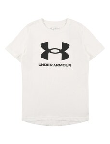 UNDER ARMOUR Функционална тениска черно / бяло