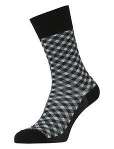 FALKE Къси чорапи 'Smart Check' опал / черно