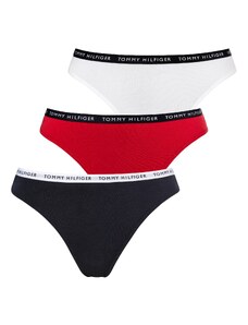 Tommy Hilfiger Underwear Стринг морскосиньо / рубинено червено / черно / бяло