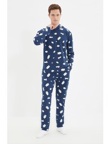 Мъжка пижама. Trendyol TMNAW22PT1067/Navy blue