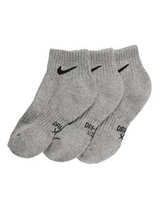 NIKE Спортни чорапи сиво / черно