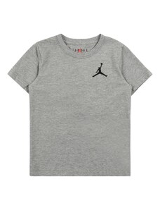 Jordan Тениска 'AIR' сив меланж / черно