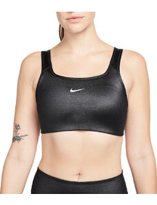 Сутиен Nike Dri-FIT Swoosh Women s Medium-Support 1-Piece Pad Shine Sports Bra dd1438-010 Размер XS