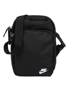 Nike Sportswear Чанта за през рамо тип преметка черно / бяло