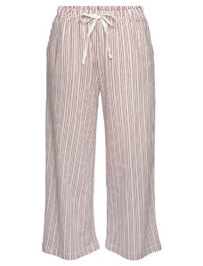 s.Oliver Панталон пижама сиво / бледорозово / червено / бяло