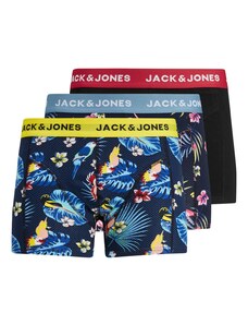JACK & JONES Боксерки опушено синьо / жълто / червено / черно