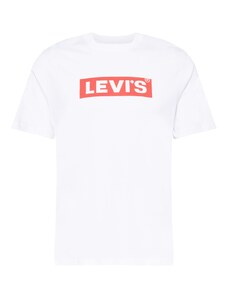 LEVI'S  Тениска 'SS Relaxed Fit Tee' червено / бяло