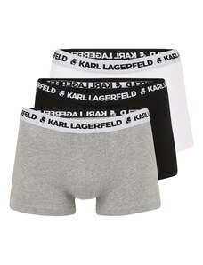 Karl Lagerfeld Боксерки сиво / черно / бяло