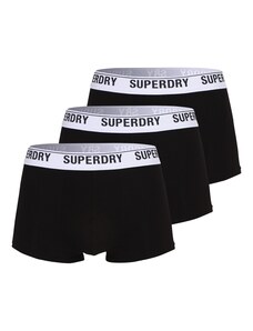 Superdry Боксерки черно / бяло