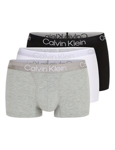 Calvin Klein Underwear Боксерки сиво / черно / бяло