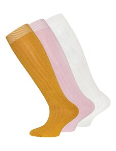 EWERS Къси чорапи бежово / златистожълто / светлорозово
