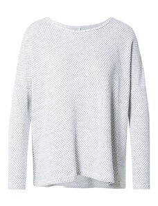 ONLY Пуловер 'ELBA' сиво / бяло