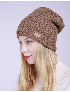 Creative Дамска шапка в цвят капучино - код WH13