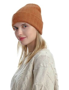 Creative Дамска шапка в цвят капучино - код WH21