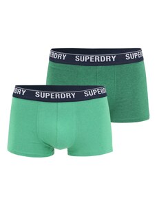 Superdry Боксерки тъмносиньо / зелено / мента / бяло