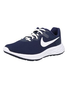 NIKE Спортни обувки 'Revolution 6' нейви синьо / бяло