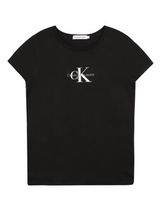 Calvin Klein Jeans Тениска черно / бяло
