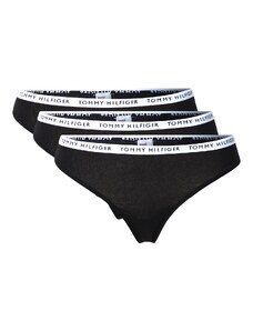 Tommy Hilfiger Underwear Стринг черно / бяло