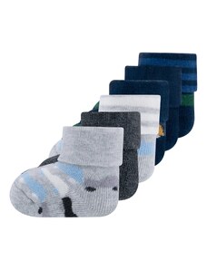 EWERS Къси чорапи светлосиньо / тъмносиньо / светлосиво / тъмносиво / тревнозелено