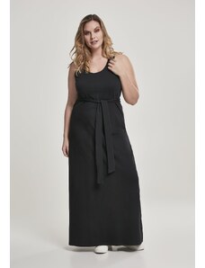 Дълга рокля Urban Classics в черен цвят
